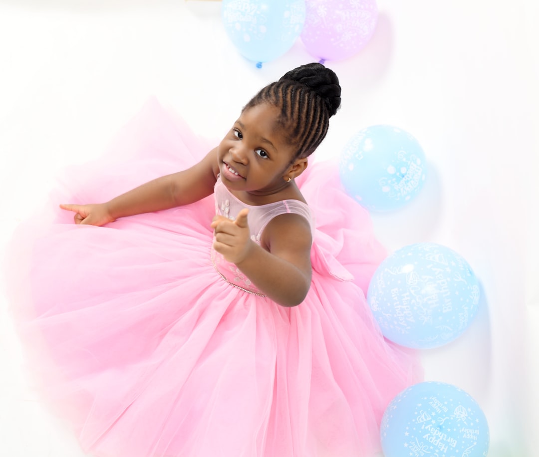 Photo powder pink dress